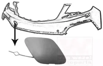 Заслонка, буксирный крюк VAN WEZEL купить