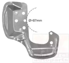 Отражатель, диск тормозного механизма VAN WEZEL купить
