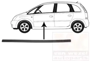 Облицовка / защитная накладка, дверь VAN WEZEL купить