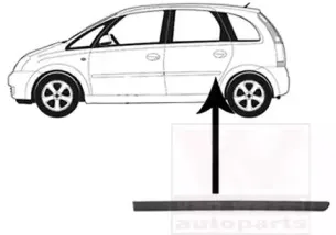 Облицовка / защитная накладка, дверь VAN WEZEL купить