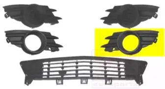 Решетка вентилятора, буфер VAN WEZEL купить