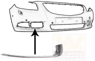 Облицовка, бампер VAN WEZEL купить