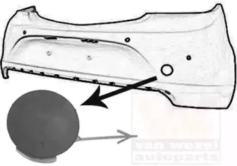 Заслонка, буксирный крюк VAN WEZEL купить
