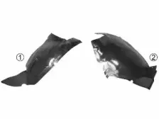 Обшивка, колесная ниша VAN WEZEL купить