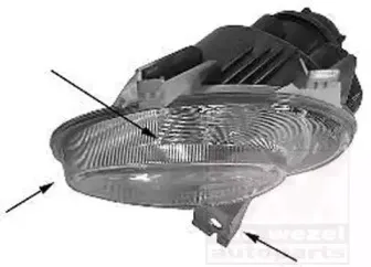 Противотуманная фара VAN WEZEL купить