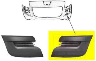 Облицовка, бампер VAN WEZEL купить