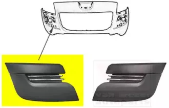 Облицовка, бампер VAN WEZEL купить