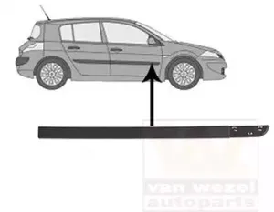 Облицовка / защитная накладка, дверь VAN WEZEL купить