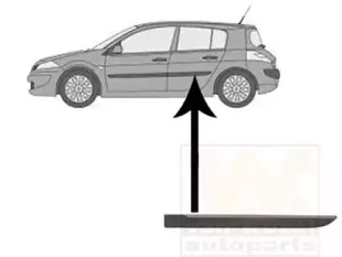 Облицовка / защитная накладка, дверь VAN WEZEL купить