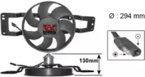 Вентилятор, охлаждение двигателя VAN WEZEL купить