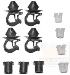 Монтажный комплект, капот двигателя VAN WEZEL купить