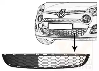 Решетка вентилятора, буфер VAN WEZEL купить