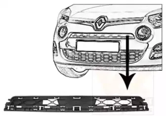 Решетка вентилятора, буфер VAN WEZEL купить