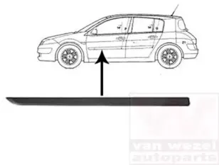 Облицовка / защитная накладка, дверь VAN WEZEL купить