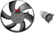 Вентилятор, охлаждение двигателя VAN WEZEL купить