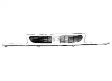 Решетка радиатора VAN WEZEL купить