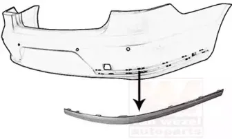 Облицовка, бампер VAN WEZEL купить