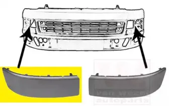 Облицовка, бампер VAN WEZEL купить