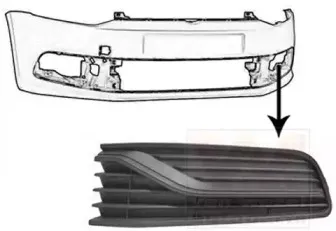 Решетка вентилятора, буфер VAN WEZEL купить