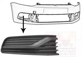 Решетка вентилятора, буфер VAN WEZEL купить