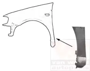 Крыло VAN WEZEL купить