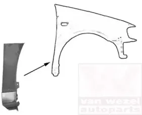 Крыло VAN WEZEL купить