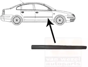 Облицовка / защитная накладка, дверь VAN WEZEL купить