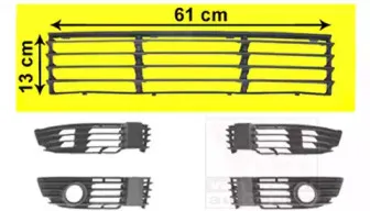 Решетка вентилятора, буфер VAN WEZEL купить