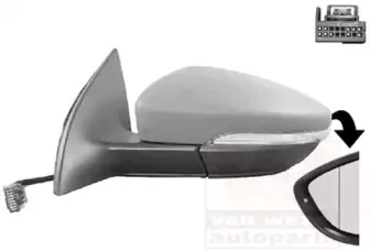 Наружное зеркало VAN WEZEL купить