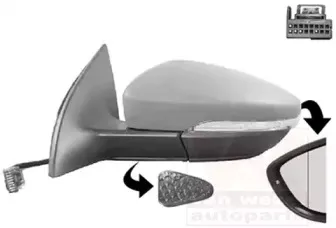 Наружное зеркало VAN WEZEL купить