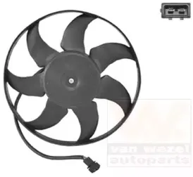 Вентилятор, охлаждение двигателя VAN WEZEL купить