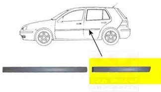 Облицовка / защитная накладка, дверь VAN WEZEL купить