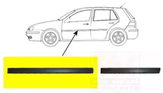 Облицовка / защитная накладка, дверь VAN WEZEL купить