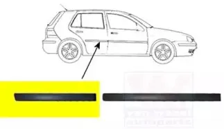 Облицовка / защитная накладка, дверь VAN WEZEL купить