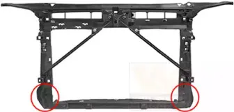 Облицовка передка VAN WEZEL купить