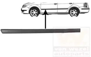 Облицовка / защитная накладка, дверь VAN WEZEL купить