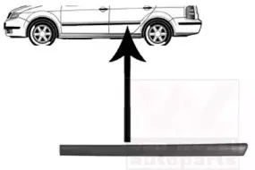 Облицовка / защитная накладка, дверь VAN WEZEL купить