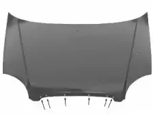 Капот двигателя VAN WEZEL купить