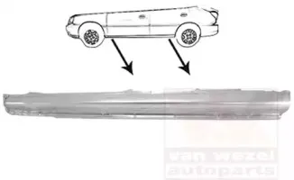 Накладка порога VAN WEZEL купить