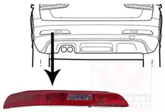 Задний фонарь VAN WEZEL купить