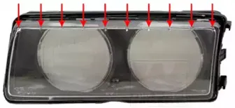 Рассеиватель, основная фара VAN WEZEL купить