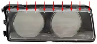 Рассеиватель, основная фара VAN WEZEL купить