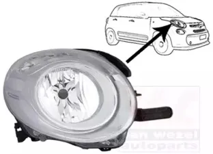 Основная фара VAN WEZEL купить