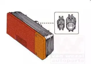 Задний фонарь VAN WEZEL купить