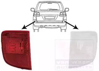 Задний противотуманный фонарь VAN WEZEL купить