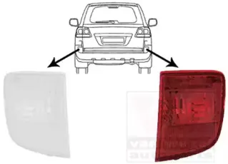 Задний противотуманный фонарь VAN WEZEL купить