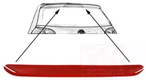 Дополнительный фонарь сигнал торможения VAN WEZEL купить