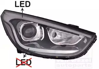 Основная фара VAN WEZEL купить