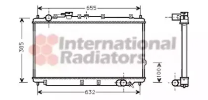 Радиатор, охлаждение двигателя VAN WEZEL купить