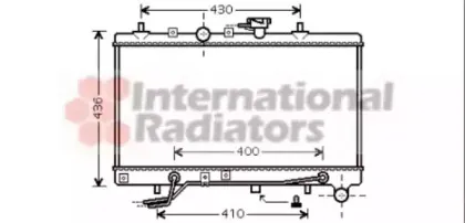 Радиатор, охлаждение двигателя VAN WEZEL купить